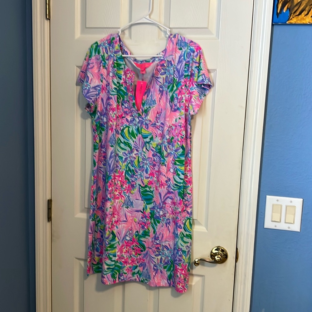 NWT. Disney x Lilly Pulitzer Minnie Mouse and Daisy Duck Dress Size XXL v-neck